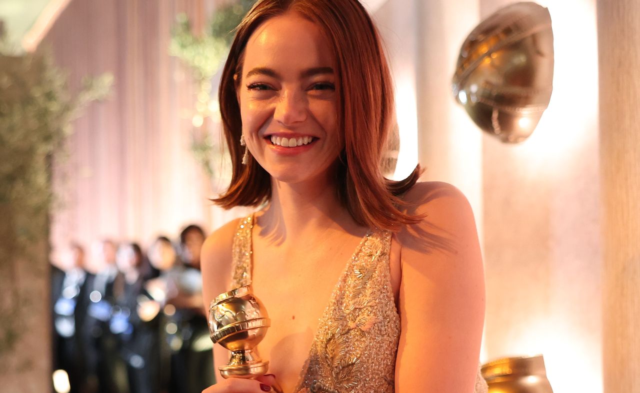 Emma Stone na gali Złotych Globów 2024