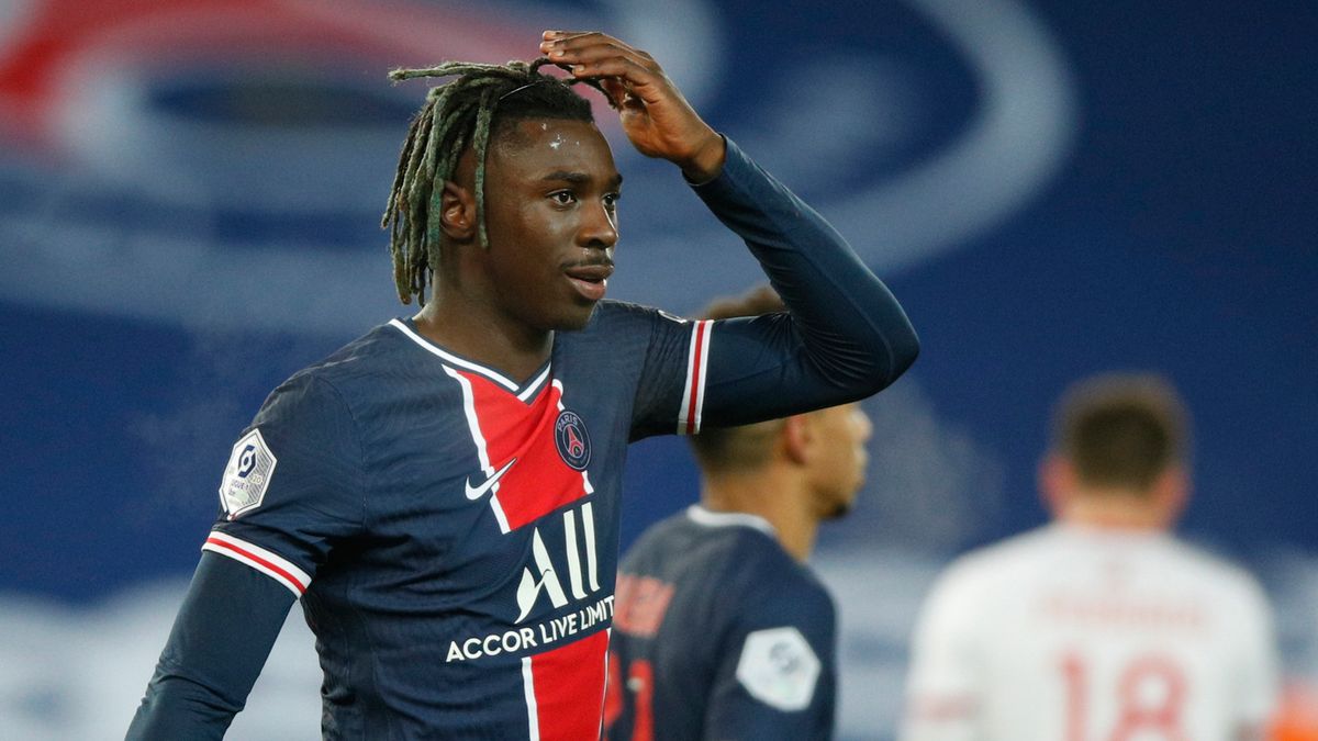 PAP/EPA / YOAN VALAT / Na zdjęciu: Moise Kean