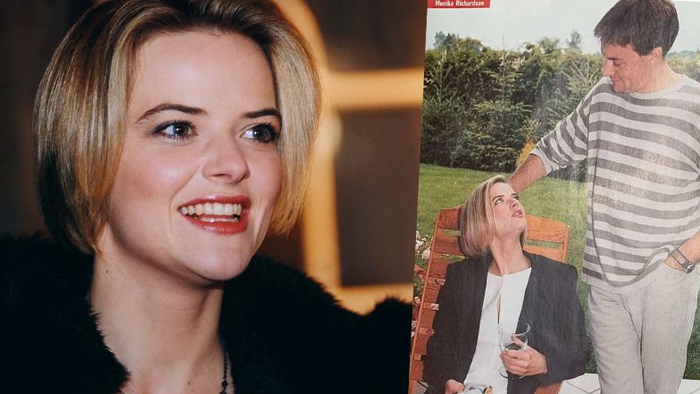 Richardson w sesji dla "VIVY!" pozowała z Jamiem Malcolmem