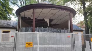 Remont muszli koncertowej w Szczecinku. Finał prac jeszcze w tym roku