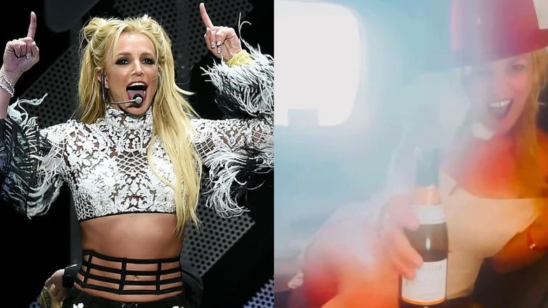 Britney Spears była rozbawiona swoim zachowaniem podczas lotu