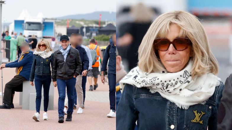 Brigitte Macron z mężem w niecodziennych strojach