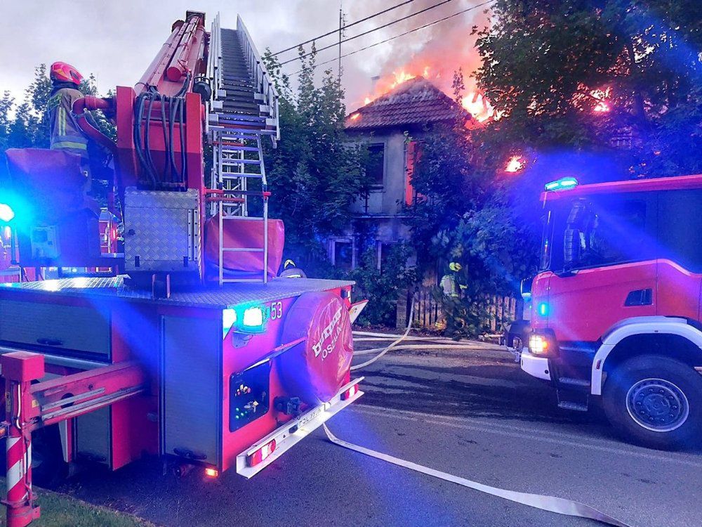 Sądów: Pożar domu. Płomienie były wszędzie