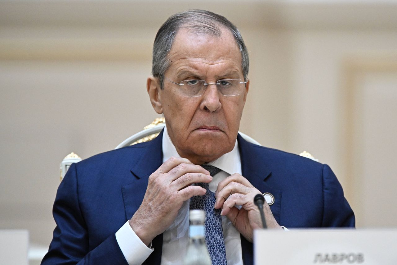 Russian Foreign Minister Sergei Lavrov has attacked the West again.