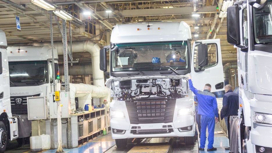 Fabryka ciężarówek marki KAMAZ