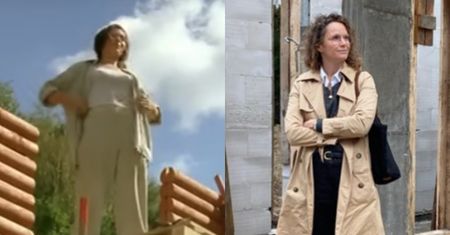 Monika Mrozowska pokazała zdjęcie z BUDOWY DOMU. Fanka porównała ją do Judyty. Odpowiedziała: "Bardzo dobrze panowie zapie*dalają!" (FOTO)