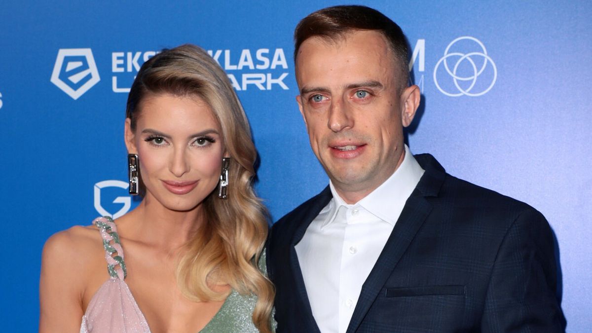 Zachwycająca Dominika Grosicka z mężem Kamilem Grosickim na Gali Ekstraklasy 2022 