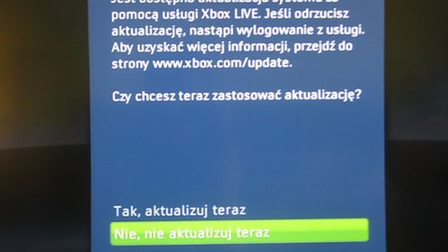 Aktualizacja Xboxa 360 już jest 1