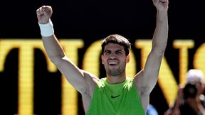 Carlos Alcaraz uczcił jubileuszowy mecz. Krecz drugiej rakiety Hiszpanii