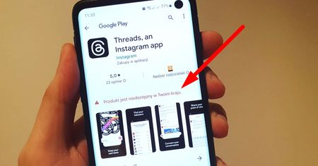 Instagram Threads: działa w ponad 100 krajach, ale nie w Polsce