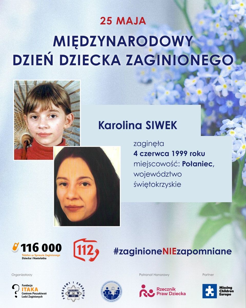 25 lat poszukiwań Karoliny Siwek.