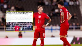 Holenderskie media piszą o meczu w Helsinkach. "Finlandia zadała cios Polsce"