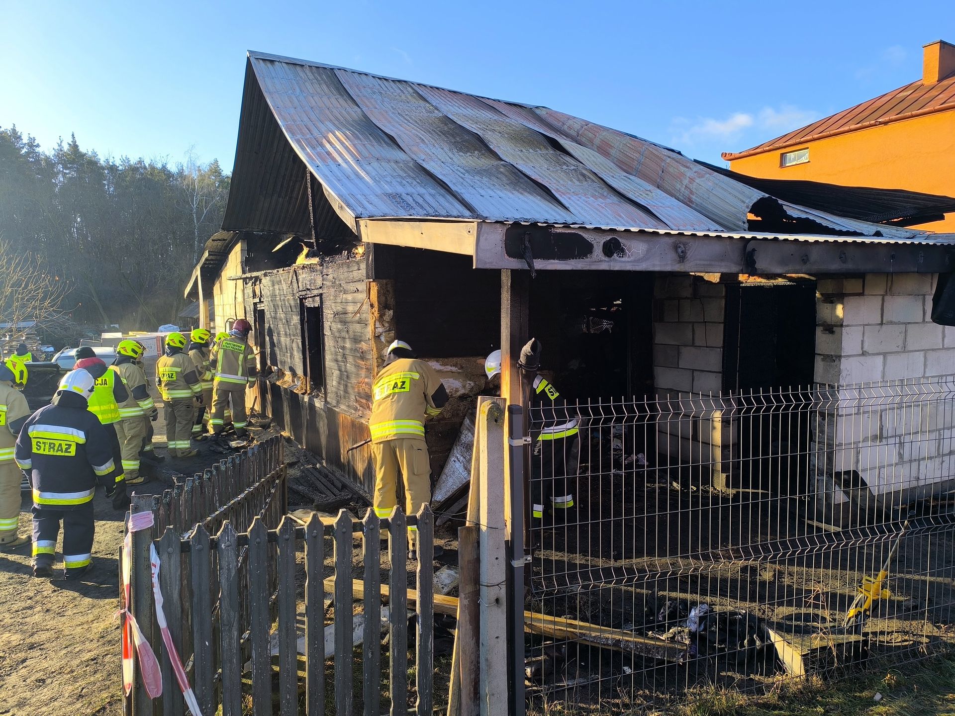 Pożar w Idalinie