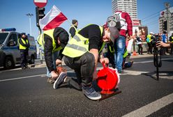 Warszawa. Rolnicy protestują przeciwko ustawie o ochronie zwierząt