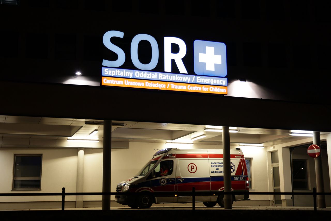 Sosnowiec: Agresywny pacjent zdemolował SOR