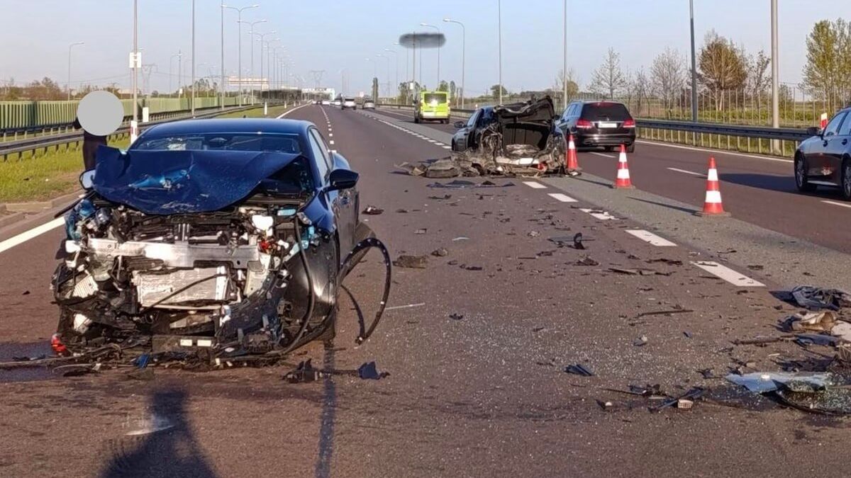 Wypadek na drodze ekspresowej S12/S17 w m. Chrzachówek