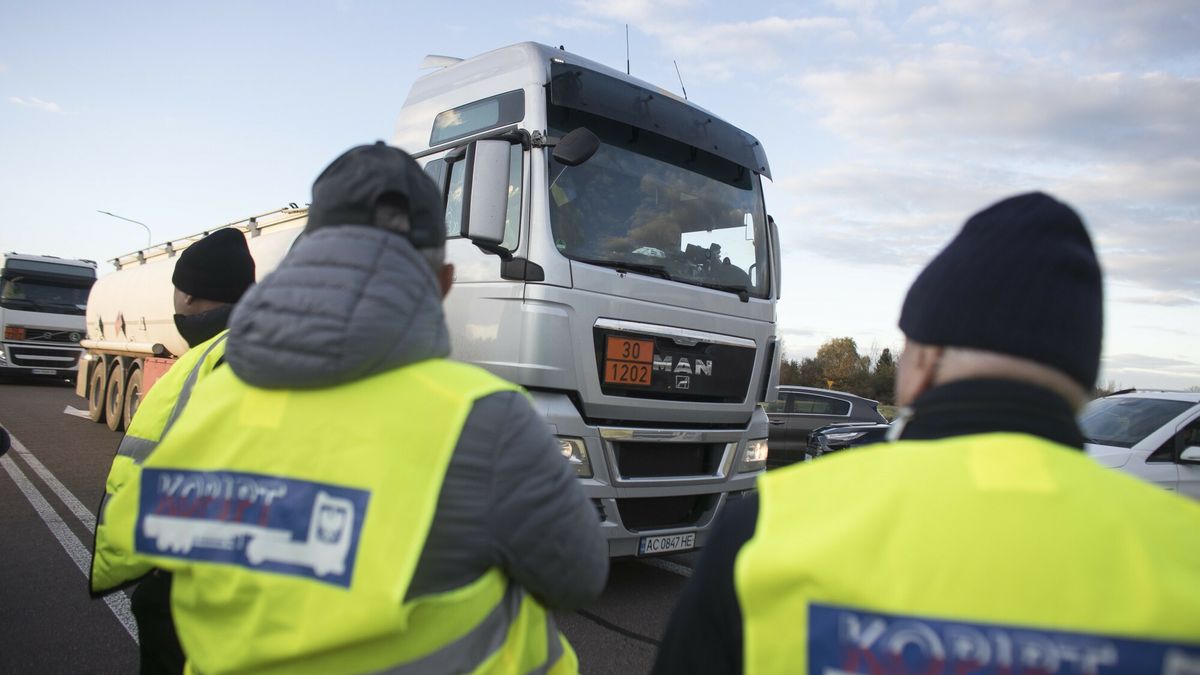 Protest na granicy polsko-ukraińskiej