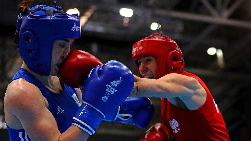 Getty Images / Dean Mouhtaropoulos / Na zdjęciu: Karolina Koszewska (czerwona)