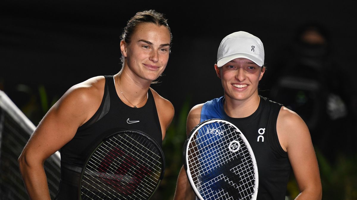 Getty Images / Artur Widak / Aryna Sabalenka i Iga Świątek