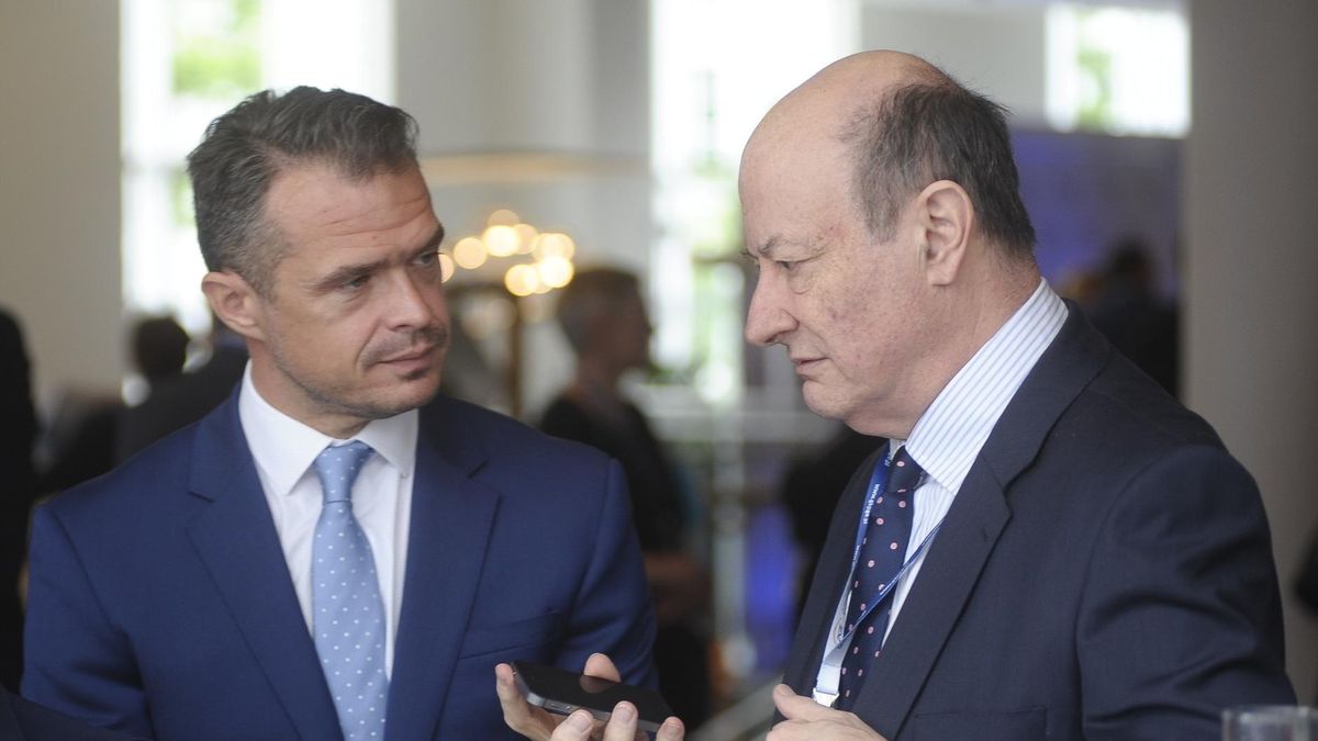 Sławomir Nowak i Jan Vincent Rostowski w 2015 roku.