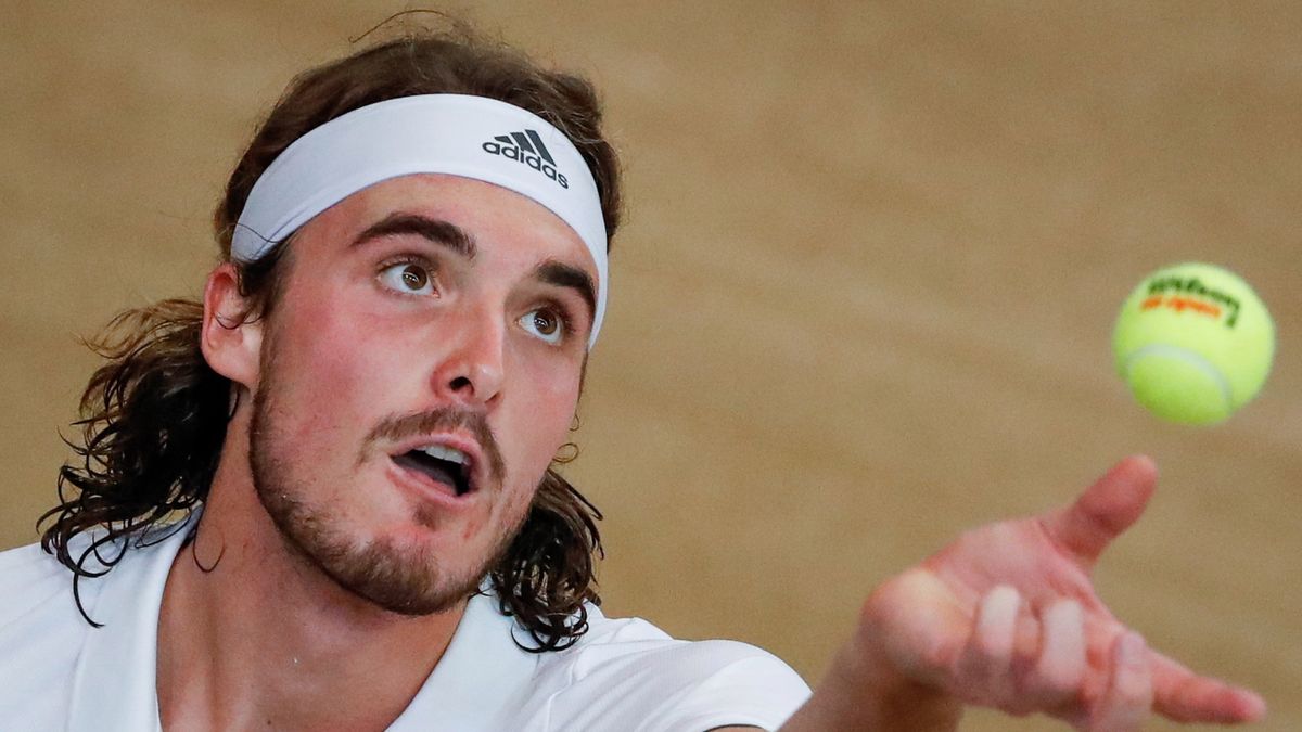 PAP/EPA / MARK R. CRISTINO / Na zdjęciu: Stefanos Tsitsipas