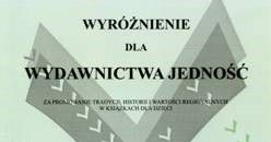 Jedność nagrodzona w konkursie "Książka przyjazna dziecku"