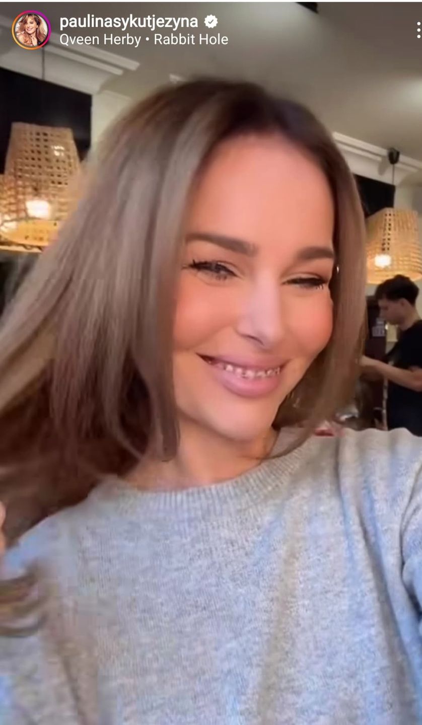 Paulina Sykut pochwaliła się nowym kolorem włosów