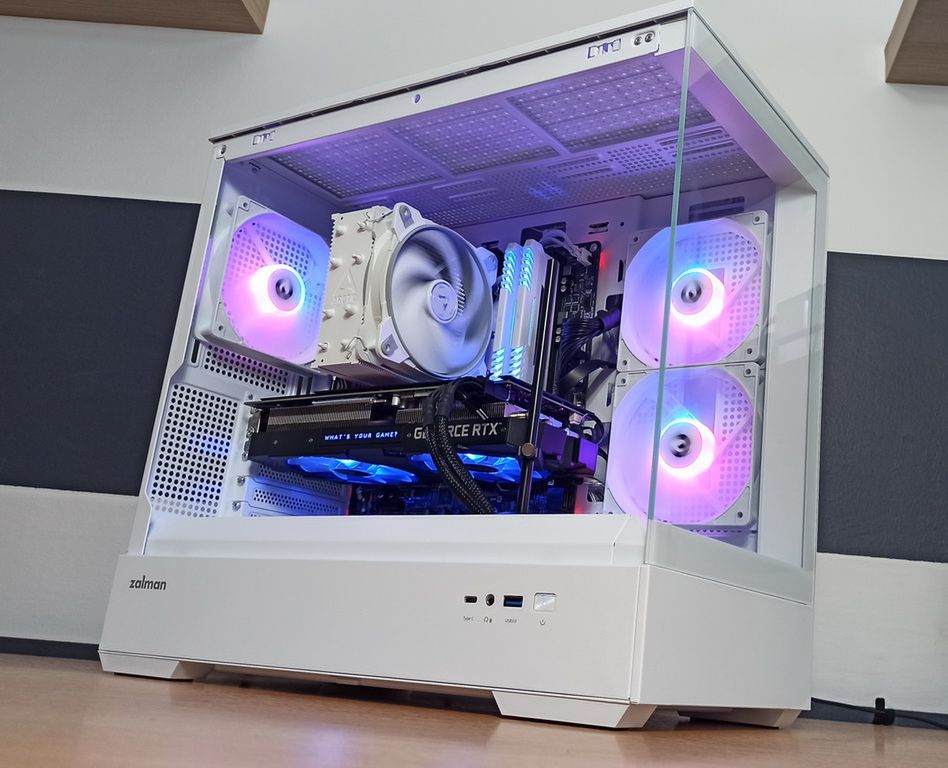 Test obudowy Zalman P30 White