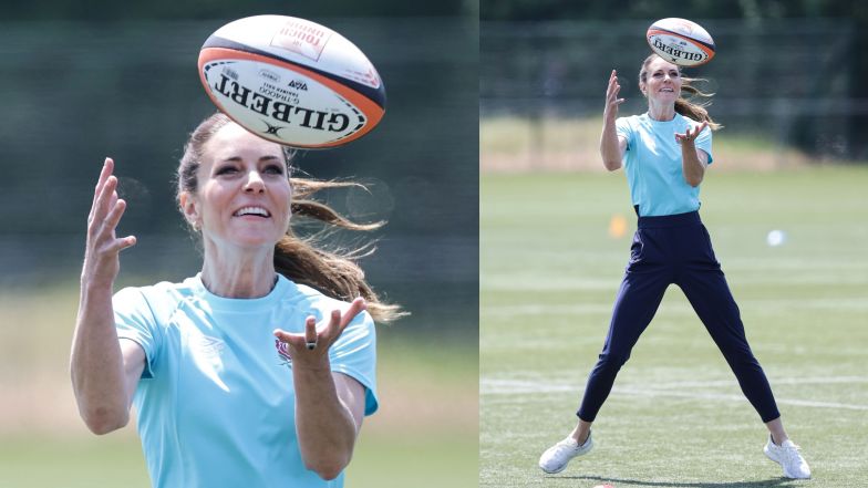 Kate Middleton gra w rugby