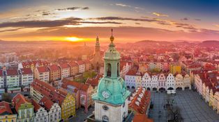 Jelenia Góra: Na placu Piastowskim otwarto wystawę o Jarmarku Safanduły