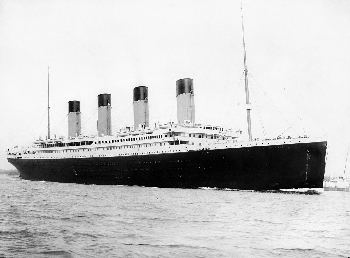 RMS Titantic. Zdjęcie wykonane 10 kwietnia 1912 r.