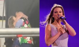 Taylor Swift na oczach tysięcy fanów wspomina o nowym ukochanym i rzuca mu się w ramiona (WIDEO)