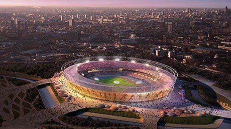 "Przenośny" stadion olimpijski w Londynie 1