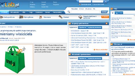 PCLab teraz pod banderą ONETu 1