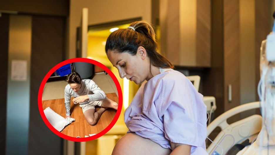 Nagrała męża w trakcie porodu. Pielęgniarki musiały ruszyć na pomoc