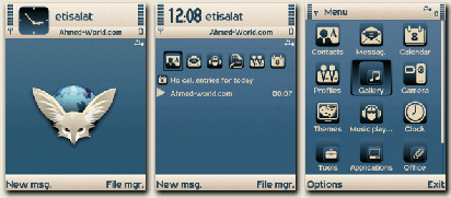 Temat Fennec dla Symbiana.
