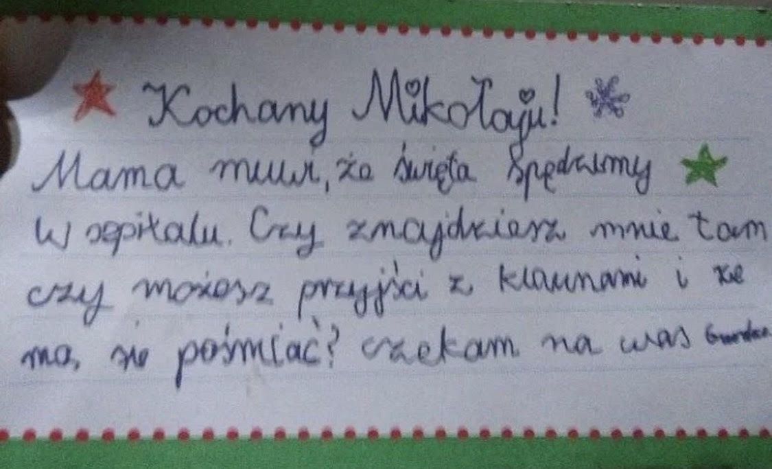 Znalazł na przystanku kartkę do Świętego Mikołaja, rozwiązanie zaskakuje
