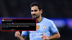 Ilkay Gundogan nie zapomniał o El Clasico. Zamieścił w sieci wymowny wpis