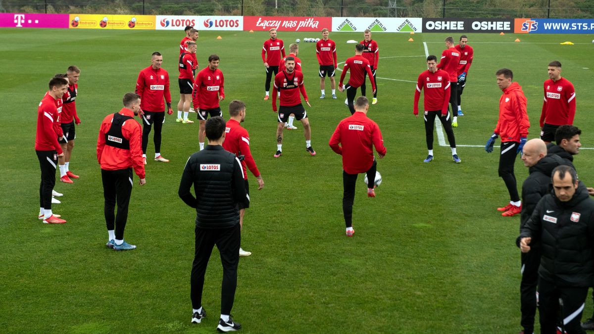 piłkarze reprezentacji Polski podczas zgrupowania przed meczami z Andorą i Węgrami