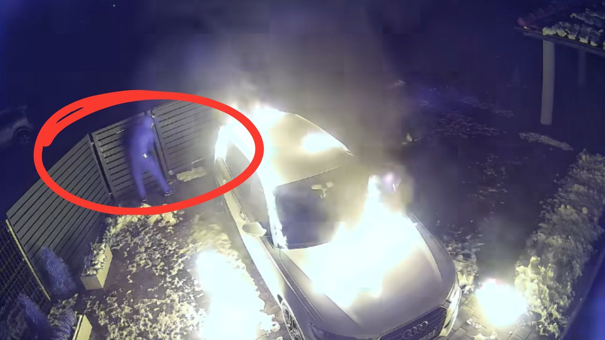 Kamery monitoringu uwieczniły sprawcę