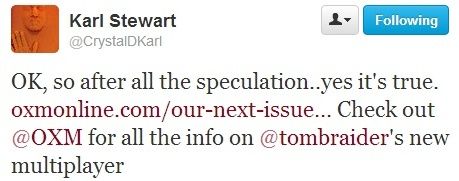 Tomb Raider gra tryb multiplayer Karl Stewart