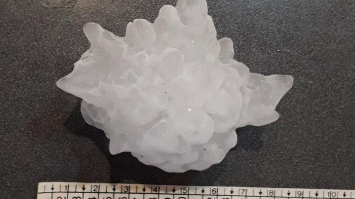 Argentyna. Spadł grad o rekordowo wielkich rozmiarach