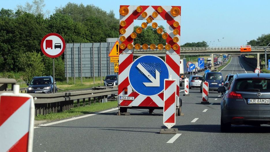 Remont nawierzchni na A4 - zdjęcie ilustracyjne 