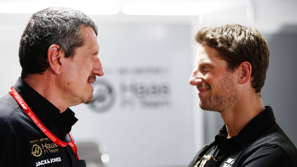 Zdjęcie okładkowe artykułu: Materiały prasowe / Haas / Na zdjęciu: Gunther Steiner (po lewej) w rozmowie z Romainem Grosjeanem