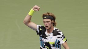Tenis. US Open: Andriej Rublow przeprosił za wybuch złości. "Najlepsi nie robią tego, co zrobiłem po secie"
