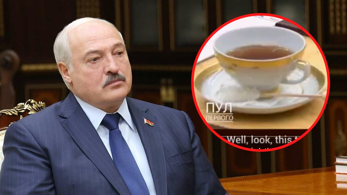 Łukaszenka zachęcał swoich gości, żeby skorzystali z poczęstunku