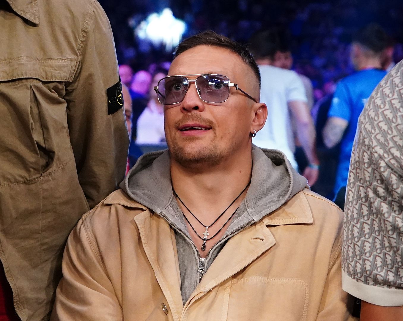 Oleksandr Usyk in attendance at The O2, London. Picture date: Saturday July 27, 2024. (Photo by Zac Goodwin/PA Images via Getty Images)
