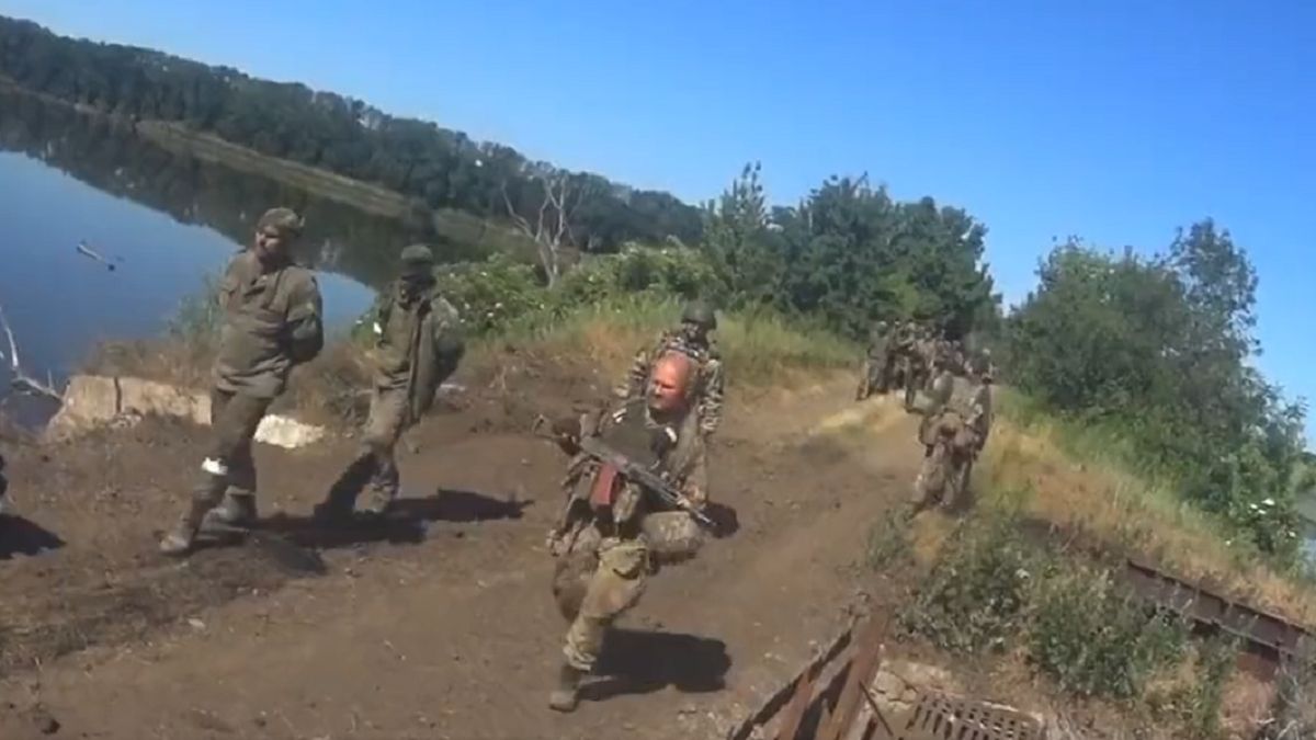 Pojmani Rosjanie w Izium.