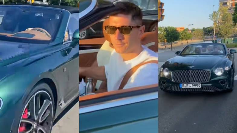 Rober Lewandowski krytykowany za luksusowego Bentleya