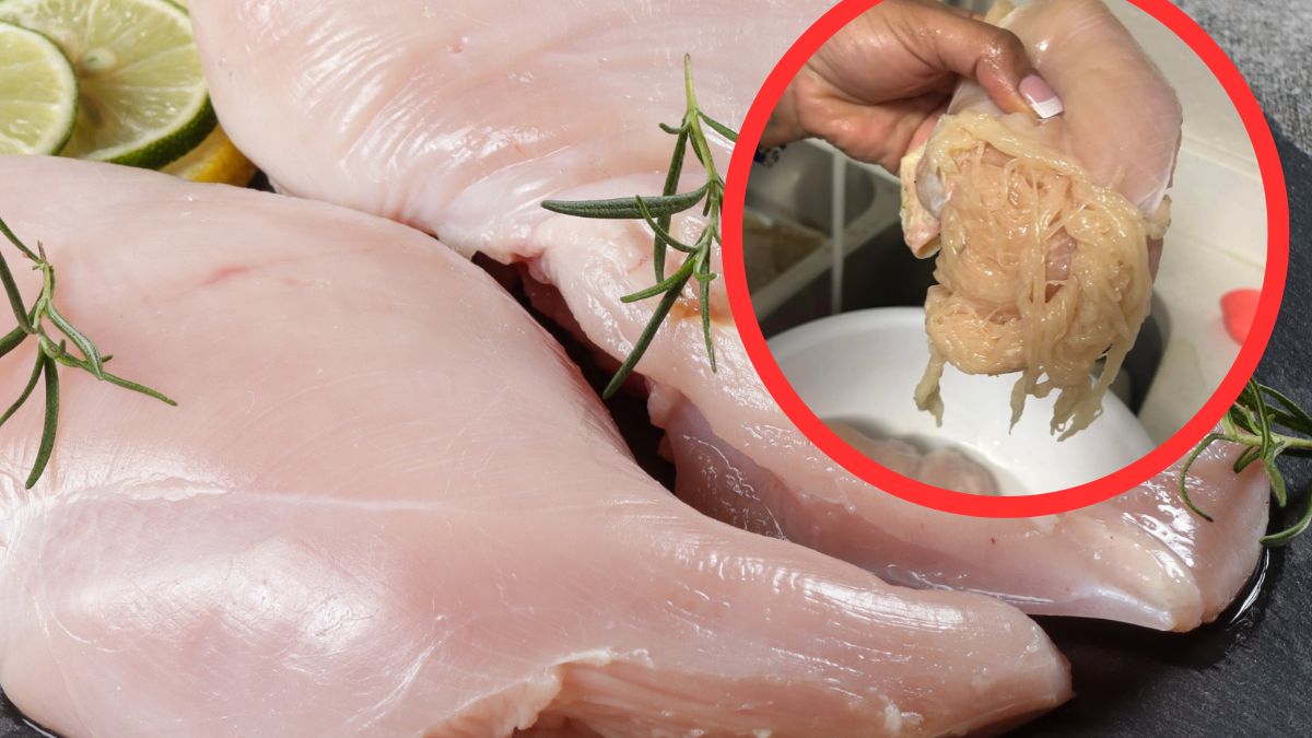 Kurczak spaghetti. Co się stało z tą piersią z kurczaka?